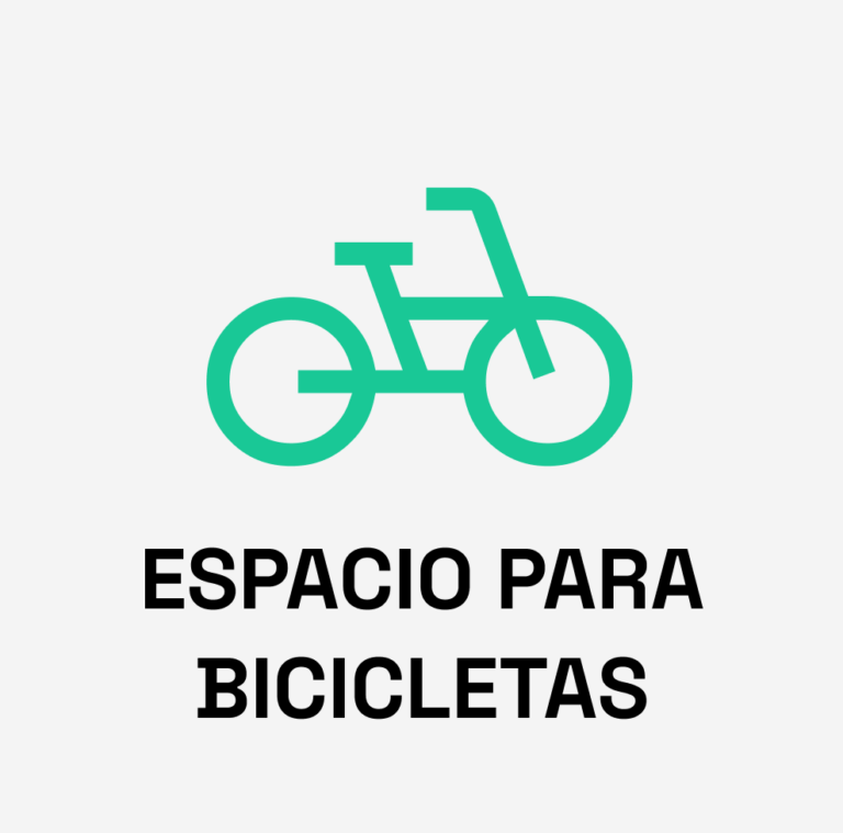 espacio para bicicletas
